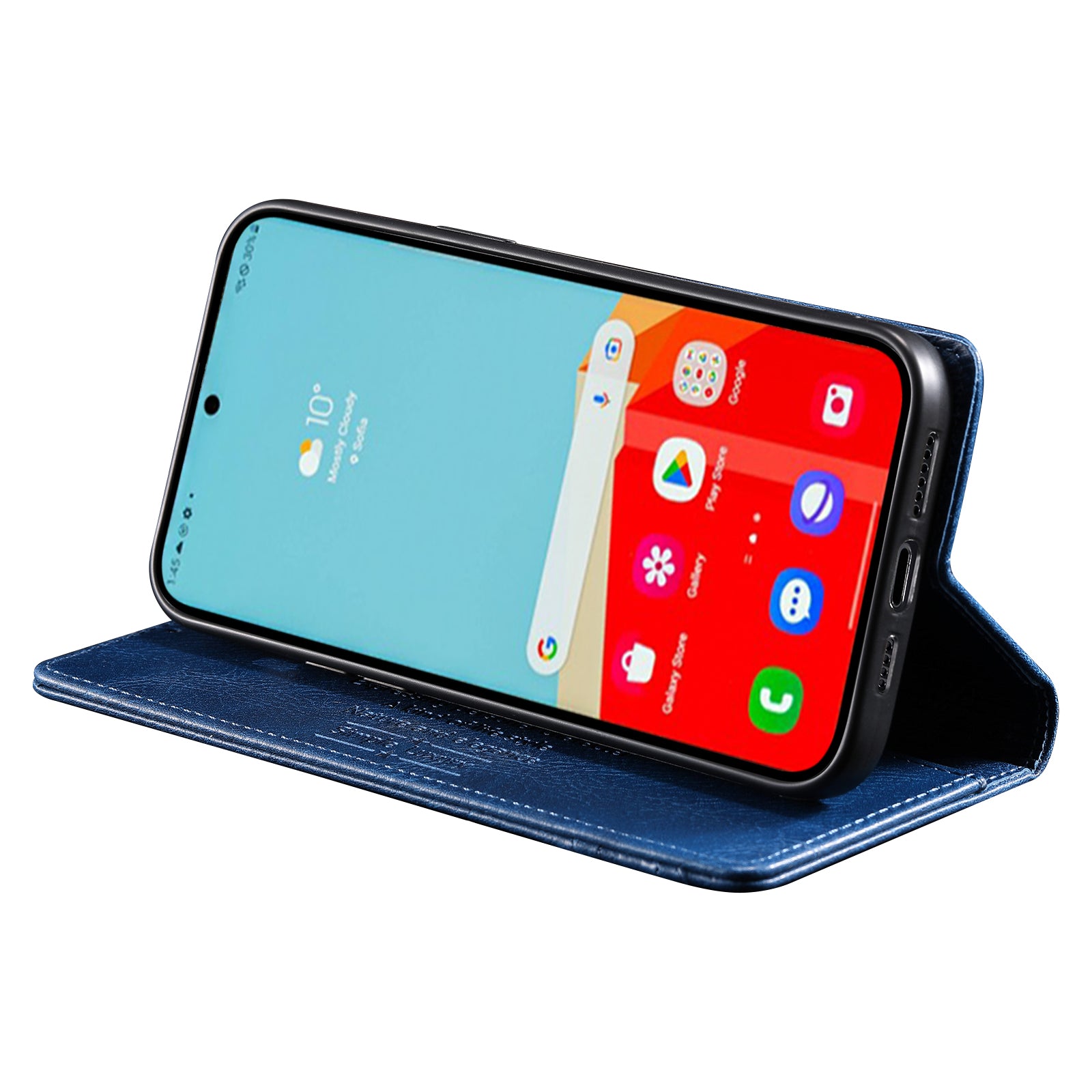 TTUDRCH Style 007 Leather Case for Samsung Galaxy S20 FE / S20 FE 5G / S20 FE 2022 / S20 Lite RFID Blocking Stand Wallet Cover - Blue TTUDRCH Style 007 Leather Case for Samsung Galaxy S20 FE / S20 FE 5G / S20 FE 2022 / S20 Lite RFID Blocking Stand Wallet Cover - Blue